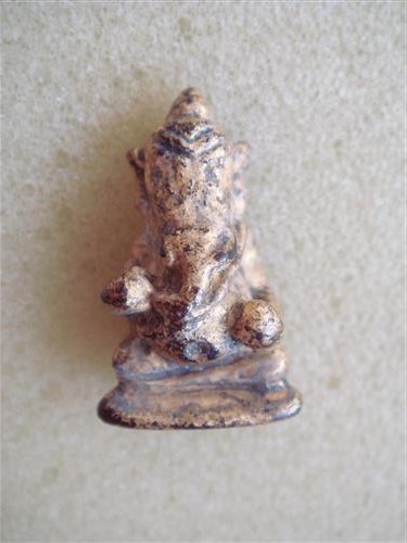 พระวัดเชิงท่า (พิมพ์เล็ก) ทาชาดแดง ปิดทอง พิมพ์พระพิฆเนศวร์ สวยๆ (เคาะเดียว) 350 บาท (2 )