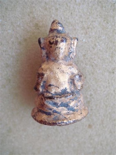 พระวัดเชิงท่า (พิมพ์เล็ก) ทาชาดแดง ปิดทอง พิมพ์พระพิฆเนศวร์ สวยๆ (เคาะเดียว) 350 บาท (2 )