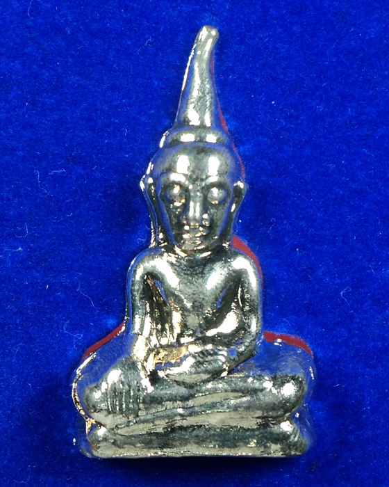 พระท่ากระดาน วัดทุ่งทอง เนื้อกระไหล่เงิน  กาญจนบุรี
