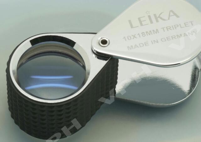 กล้องส่องพระ LEIKA หุ้มยาง10X18mmเลนส์แก้ว3ชั้นเคลือบมัลติโค๊ทให้ภาพมชัดเคาะเดียวแดง ส่งEMS