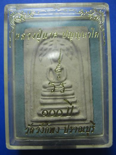 พระสมเด็จโพธิ์ปรก ที่ระลึกครบ ๑๐๐ ปี หลวงปู่นาค วัดวังก์พง ประจวบคีรีขันธ์ มาพร้อมกล่องเดิม