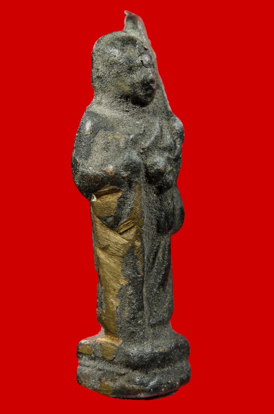 พระสีวลีหล่อโบราณหลวงปู่นาค วัดระฆังปี2495 (ผิวเดิม)พร้อมเลี่ยมกันน้ำ