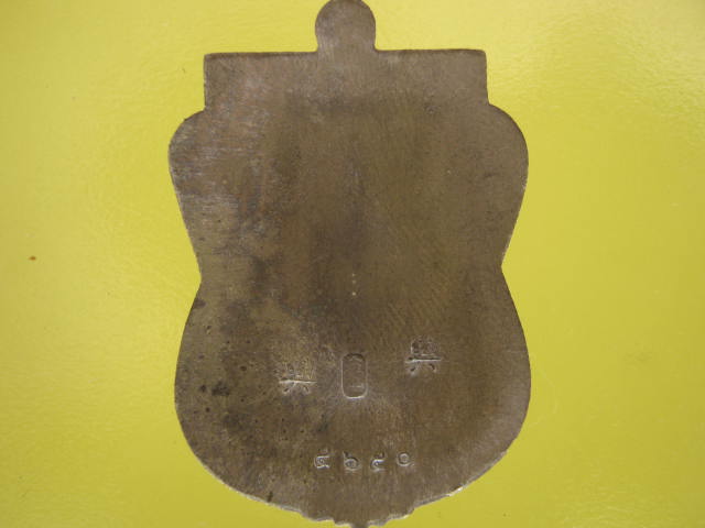 พระพุทธชินราช รุ่นเจ้าสัวสยาม เนื้อชนวน หลังเรียบ วัดกลางบางแก้ว นครปฐม...เลข...4650...กล่องเดิม