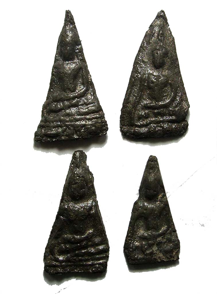 ท่ามะปรางค์ เนื้อชินเงิน กรุวัดมหาธาตุ จ.พระนครศรีอยุธยา