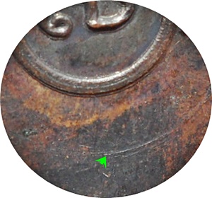 *** พระเทริดขนนก ค่ายอดิศร สระบุรี ปี 14 เนื้อทองแดงรมดำ (บล็อกวงเดือน นิยม) 