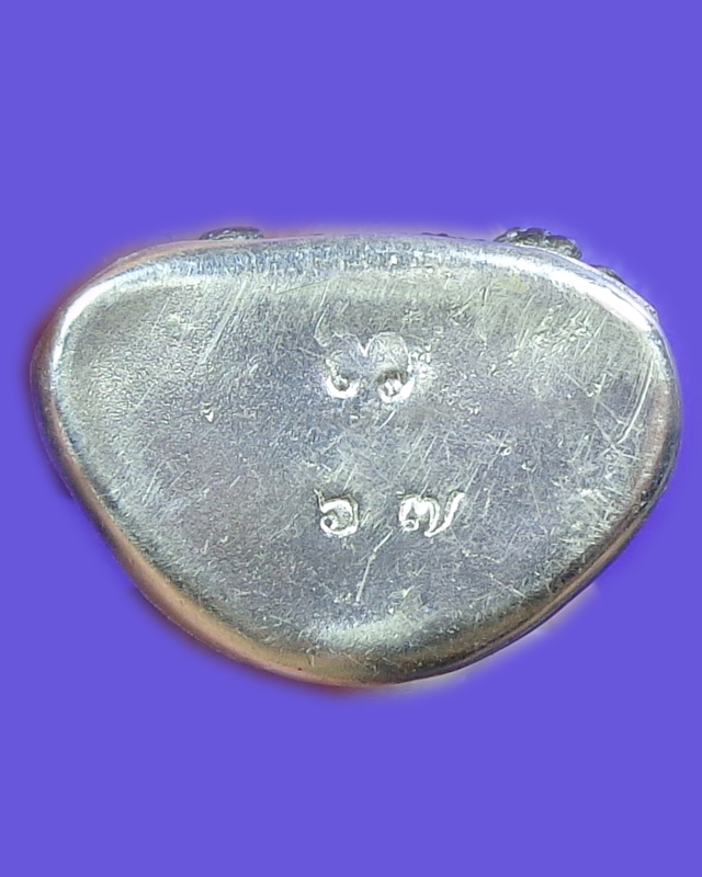 พระสิวลีรวยทรัพย์ เนื้อนวะ ก้นหุ้มเงิน รุ่นแรก หลวงปู่คำบุ วัดกุดชมภู จ.อุบล