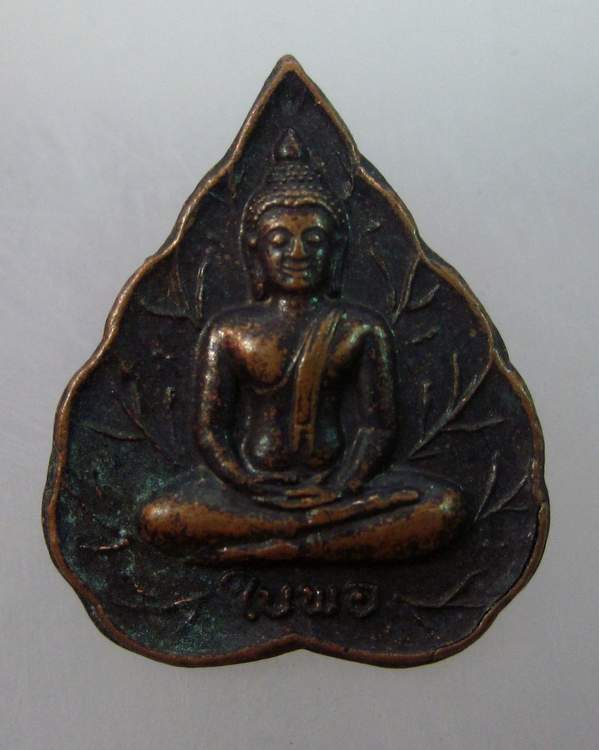 เหรียญใบพอหลวงปู่อั๊บ วัดท้องไทร จ นครปฐม