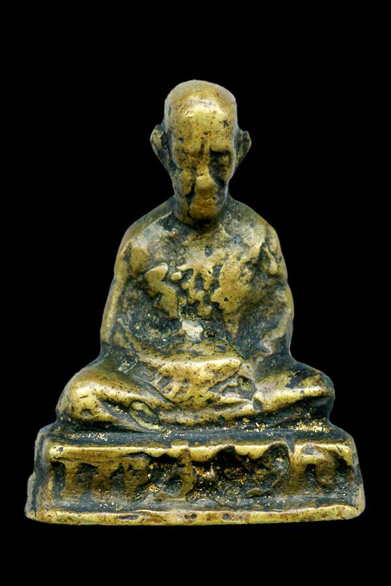 รูปหล่อหลวงพ่อทบ วัดชนแดน พิมพ์หัวไม้ขีด เลี่ยมเงินลงยาพร้อมใช้ + บัตร 2 สถาบันครับ