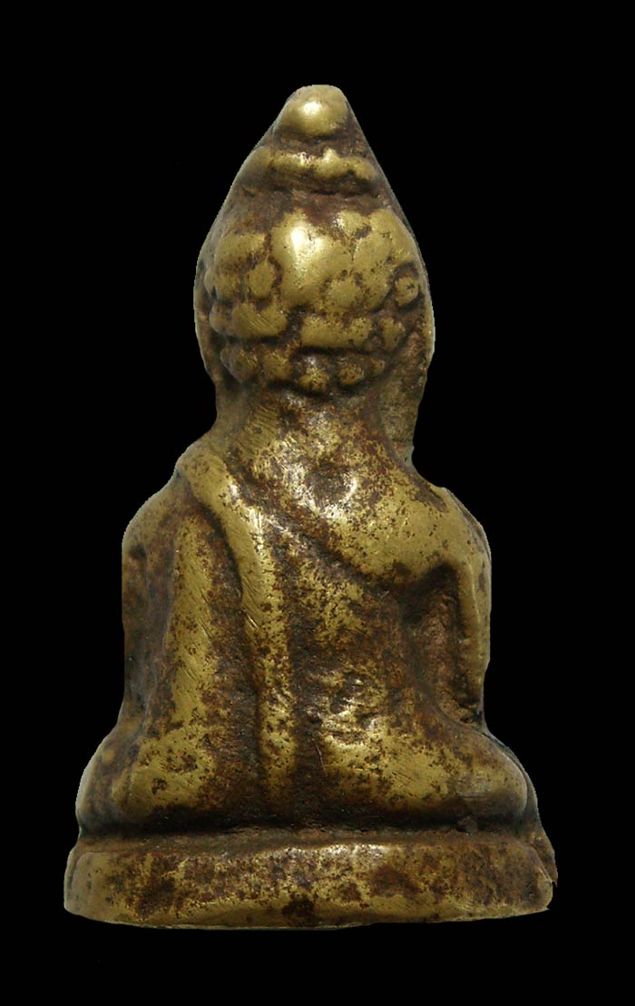 พระชัยวัฒน์พระครูสอน วัดมักกะสัน กทม. เนื้อทองผสม