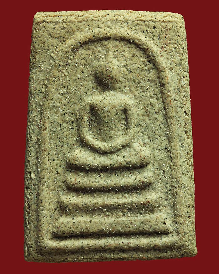 พระผงญาณวิลาศ หลวงพ่อแดง วัดเขาบันไดอิฐ พิพม์ลึก สีขาว สภาพสวย