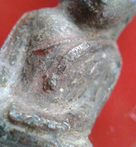 พระแก้บน สมัยรัตนะ เนื้อชินตะกั่ว สนิมแดง สวย