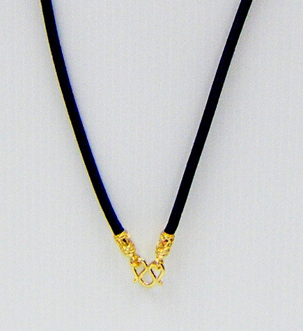 @สร้อยเชือกร่ม ข้อทองไมครอน แบบ 1+1 ห่วงหลัง ความยาว 26 นิ้ว ส ว ยหรู&แข็งแรงคงทน(ย้ำหมุดทุกข้อ) มือ