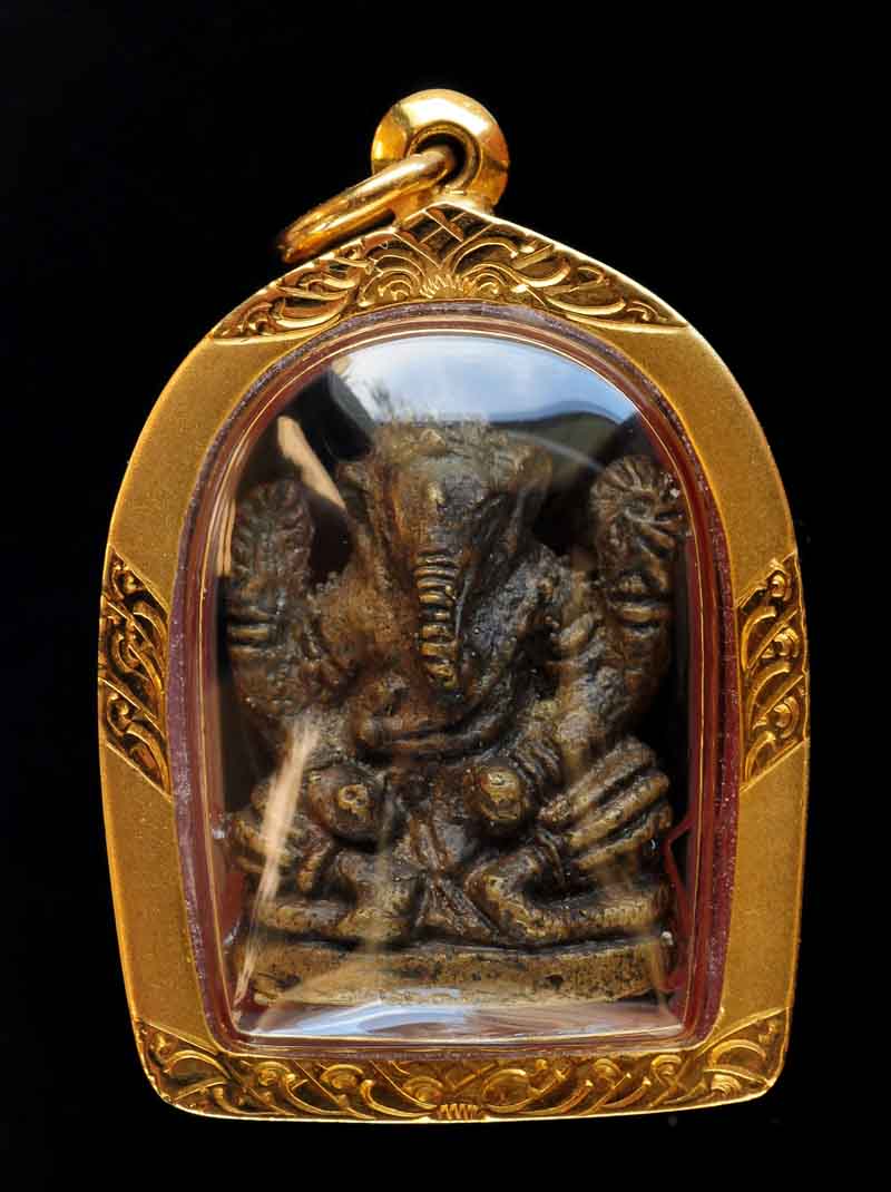 ****พระพิฆเนศ โบสถ์พราหมณ์ เจ้าคุณศรี(สนธ์) วัดสุทัศน์ฯ ปี 2485-2493 กทม.+เลี่ยมทองสั่งทำพร้อมใช้***