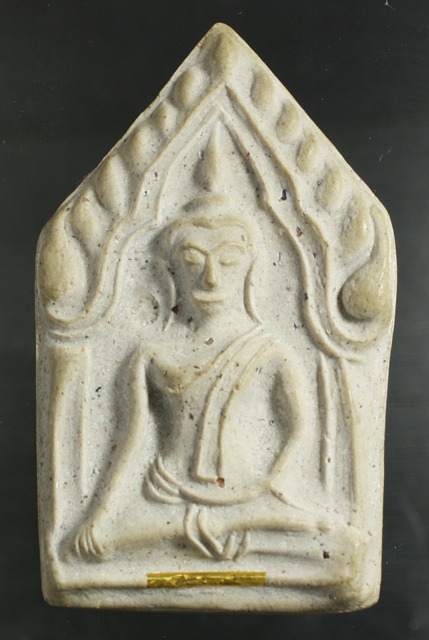 ขุนแผน รุ่น5 เนื้อเกษร ตะกรุดทองคำโรยพลอย หลังฝังพลอย หลวงปู่ทิม วัดพระขาว ปี48 ตอกโค๊ต ท รัศมี