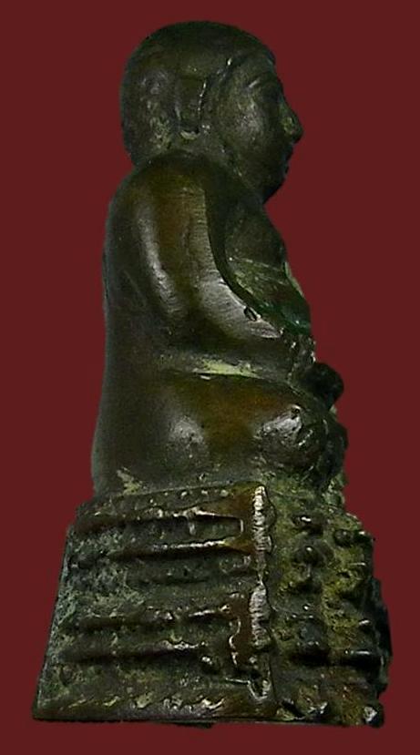 พระสังกัจจายน์เก่าเนื้อสัมฤทธิ์สภาพสวยเดิมๆ วัดสุทัศน์พระแท้ราคาเป็นเจ้าของได้