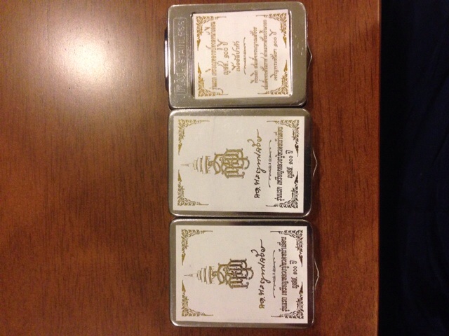 เหรียญหลวงปู่ทวดหน้าเลื่อน 100 ปี ญสส เนื้ออัลปาก้า 3 องค์