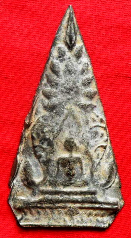 พระซุ้มจิก เนื้อชินเงิน กรุวัดราชบูรณะ จ.อยุธยา พร้อมบัตรรับรองเวปดีดี-พระ