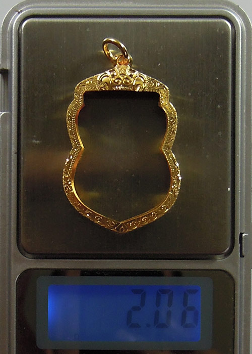 กรอบทอง ยกซุ้ม มือ1ใส่เหรียญเสมารุ่น3, พุฒซ้อน, เลื่อนสมณศักดิ์, หัวโต หลวงปู่ทวด วัดช้างให้ จ.ปัตตา