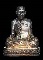 รูปเหมือน พระอาจารย์ จันทร์ วัดป่าชัยรังสี จ.สมุทรสาคร (( เนื้อเงิน )) 