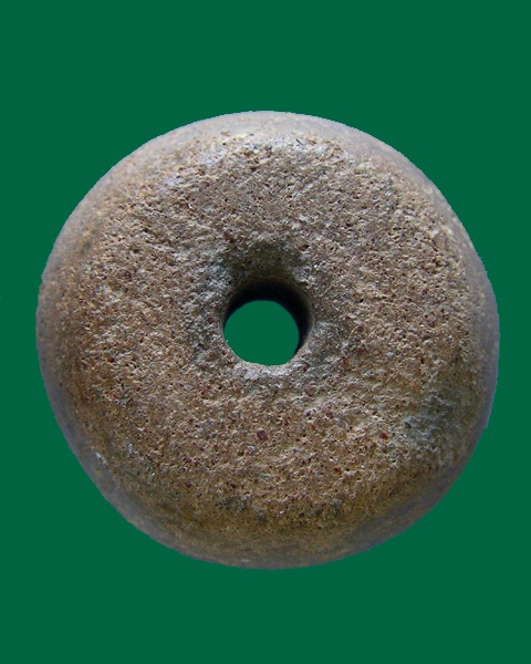 แว ดินเผา (อุปกรณ์ถอผ้าสมัยโบราณ) ยุคทวาราวดี