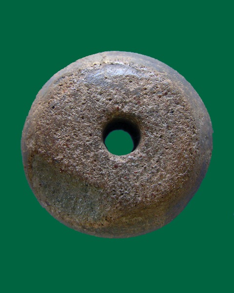 แว ดินเผา (อุปกรณ์ถอผ้าสมัยโบราณ) ยุคทวาราวดี