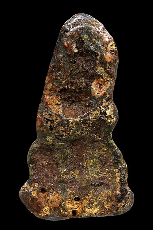 พระสามภูมิ กรุวัดปืน ลพบุรี เนื้อตะกั่วสนิมแดง