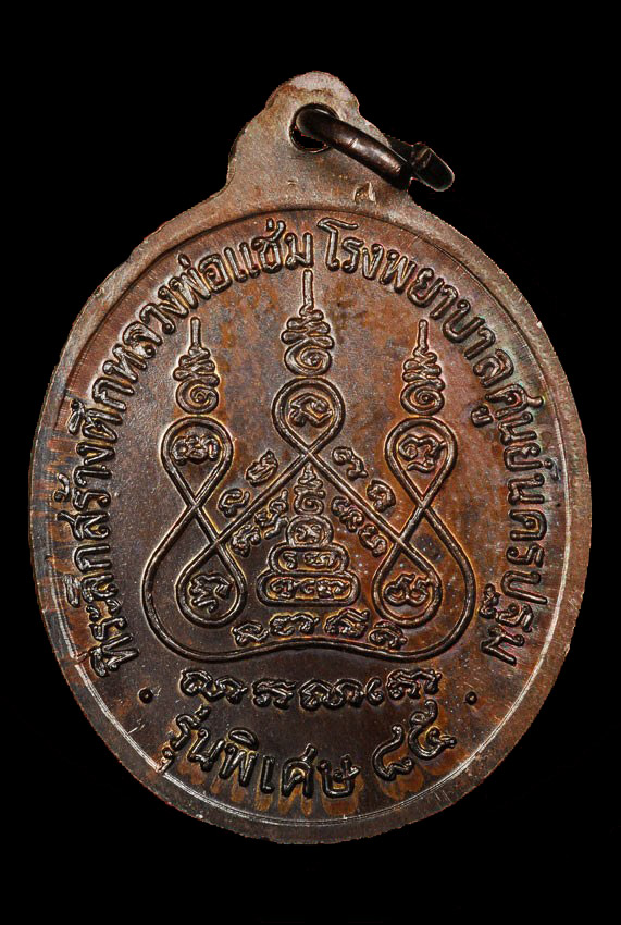 หลวงพ่อแช่ม วัดดอนยายหอม รุ่น หลังคาระเบิด