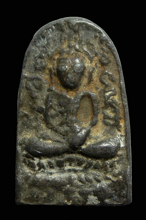 พระพิมพ์ซุ้มกอ ลพ.โต  วิหารทอง  จ.ชัยนาท เนื้อชินตะกั่ว