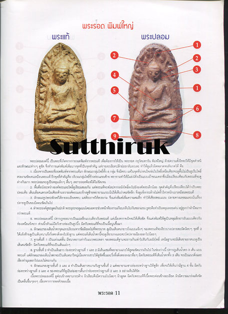 หนังสือ ข้อแตกต่างระหว่าง พระรอด กรุวัดมหาวัน แท้ & เก๊