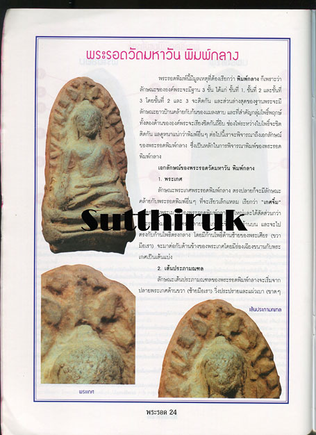 หนังสือ ข้อแตกต่างระหว่าง พระรอด กรุวัดมหาวัน แท้ & เก๊