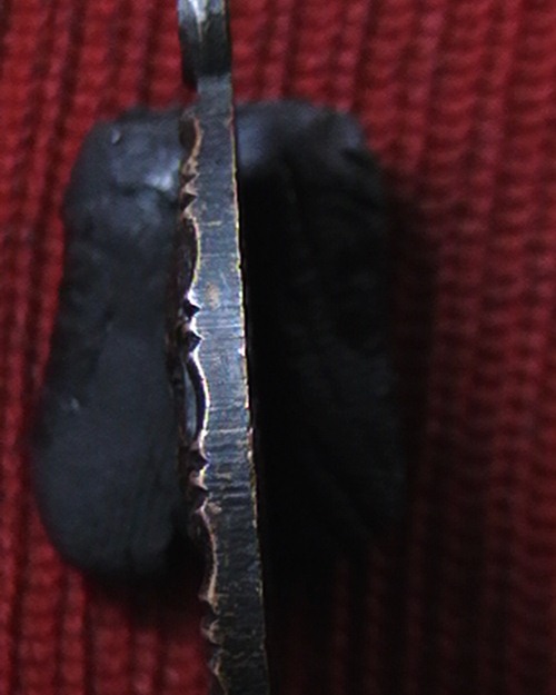 เหรียญปล้องอ้อย หลวงปู่เพิ่ม เนื้อทองแดงรนดำ