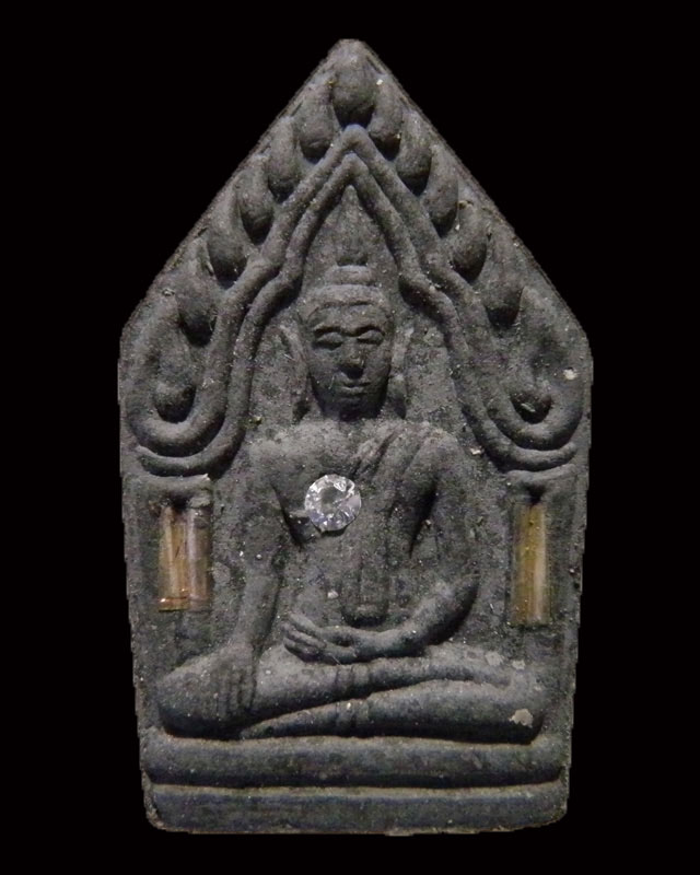 พระขุนแผน ท่านขุนพันธ์ฯ บ่วง ซือ เฮง(เฮงหมื่นเรื่อง) ปี 2541 ฝัง ตะกรุดเงิน ๒ ดอก ฝังพลอยเสก