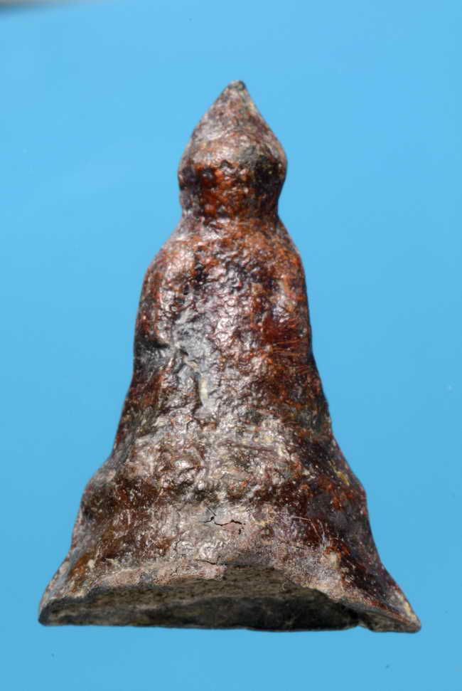 พระรัตนะแก้บน พิมพ์เล็ก สนิมแดง ดูง่าย สีแดงเข้มๆทั้งองค์