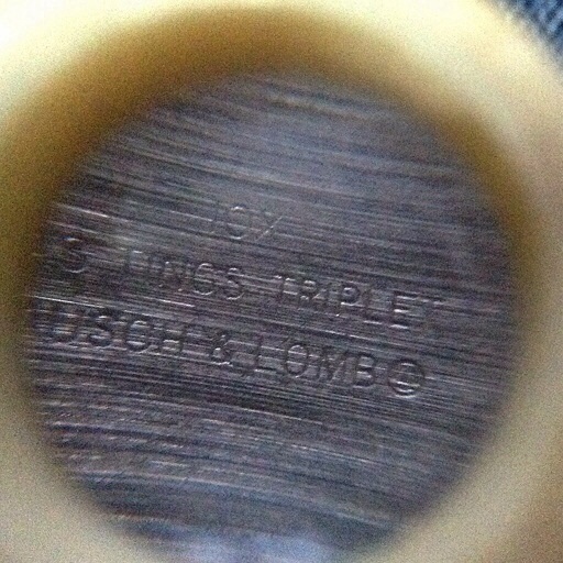 กล้อง BAUSCH & LOMB โลโก้สามเหลี่ยมเล็ก (หายาก) Body ทองเหลือง