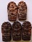 ปรกใบมะขามสะดุ้งกลับหลวงปู่ธรรมรังษี วัดพระพุทธบาทเขาพนมดิน 5องค์เคาะเดียวเบาๆ700