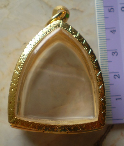 ตลับเงินแกะลาย  ชุบทองแท้ ใส่  พระ  ลพ  โต  กรุบางกระทิงพิมพ์ใหญ่  เคาะเดียว