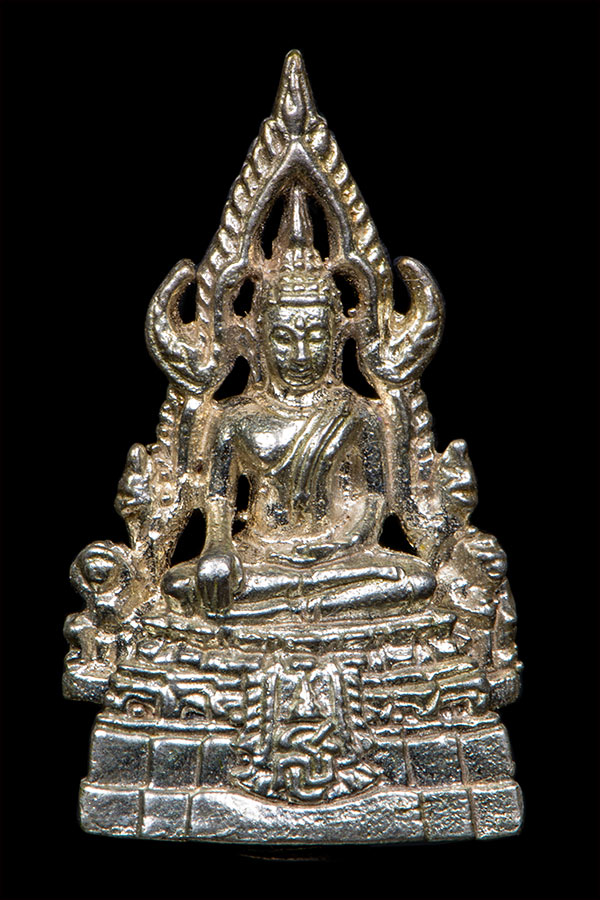 """สวย"""พระพุทธชินราช อุดกริ่ง วัดจุฬามณี ปี39 ""เนื้อเงิน"" 