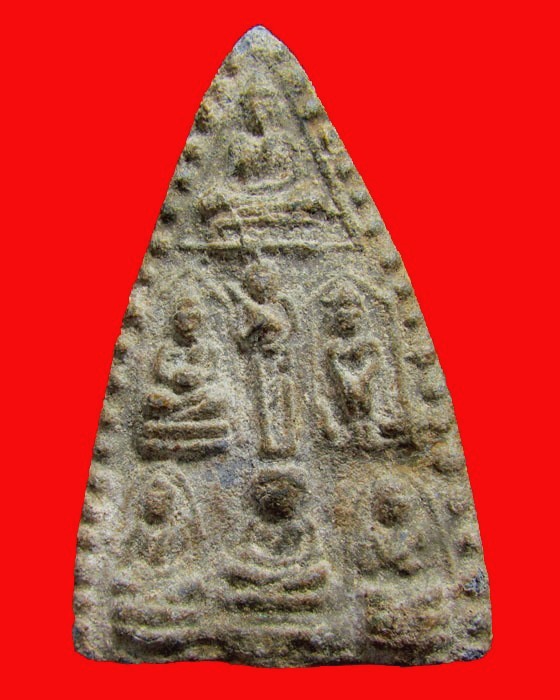 *** คุ้มสุดคุ้ม...พระเจ้าเจ็ดพระองค์ หลวงพ่อจง วัดหน้าต่างนอก เนื้อชิน พร้อมตลับแสตนเลส อย่างดี