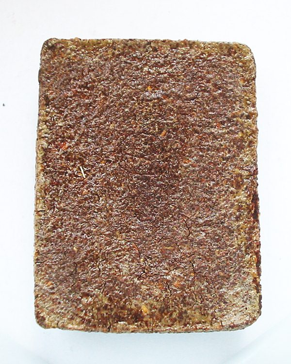 พระผงขมิ้นเสก พิมพ์นาคปรก 4 เหลี่ยม หลังจาร หลวงปู่เพิ่ม วัดกลางบางแก้ว นครปฐม