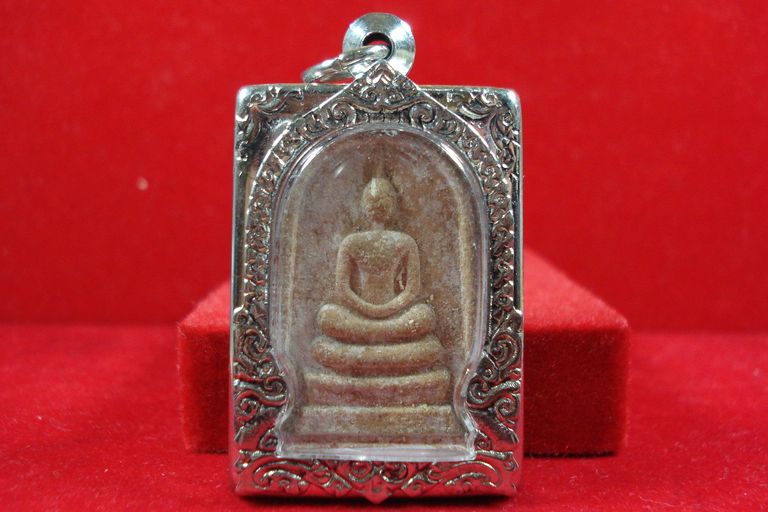 พระสมเด็จ แช่น้ำมนต์ ที่ระลึกไหว้ครู หลวงปู่แผ้ว วัดรางหมัน นครปฐม