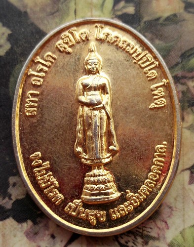 10 บาท กับ เหรียญพระพุทธรูปยืนปางอุ้มบาตร สมเด็จพระมหารัชมังคลาจารย์ วัดปากน้ำ ปี๔๑ ...AD623