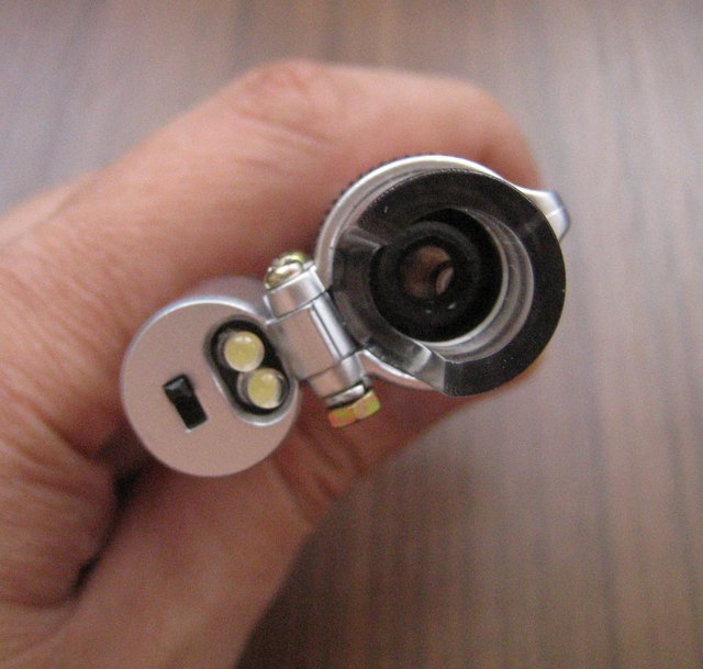 กล้องส่องพระ เพชร จิวเวอร์รี่ กล้องส่องพระกำลังขยาย 100 เท่า พร้อมไฟ LED