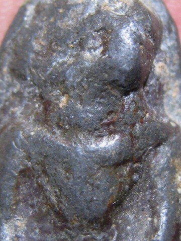 พระพิมพ์วัดตะไกร หน้าครุฑ เนื้อตะกั่วสนิมแดง กรุวัดสุวรรณ จ.อ่างทอง มาพร้อมบัตรรับรอง