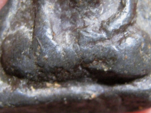 พระพิมพ์วัดตะไกร หน้าครุฑ เนื้อตะกั่วสนิมแดง กรุวัดสุวรรณ จ.อ่างทอง มาพร้อมบัตรรับรอง