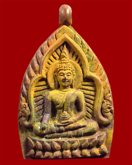 เจ้าสัวจันทร์เพ็ญ หลวงพ่อเวก วัดศาลาหมูสี (วัดลาดศัทธาราม) จ.เพชรบุรี เนื้อสำริดทองแดง ๒