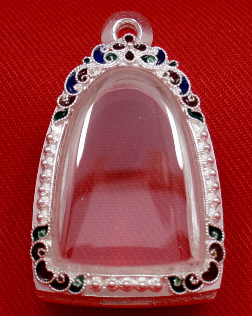 ตลับเงิน 95% สำหรับใส่รูปหล่อหลวงพ่อเงิน วัดบางคลาน พิมพ์นิยม หรือ.รูปหล่อขนาดกลางทั่วไป