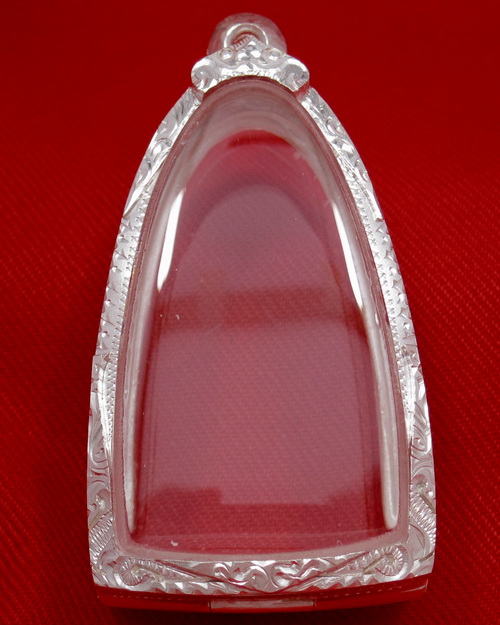 ตลับเงิน 95% สำหรับใส่กริ่งใหญ่วัดช้าง และกริ่งใหญ่ทั่วไป งานขึ้นมือแกะลายมือ