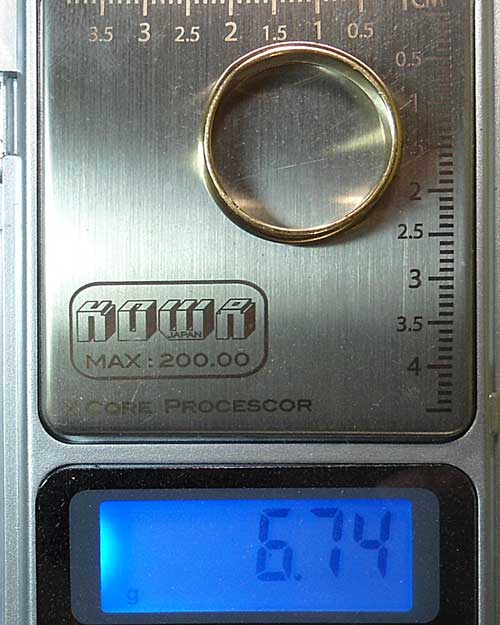 แหวนทอง ปอกมีด ทอง 90 นน.6.74 กรัม เคาะเดียวครับ