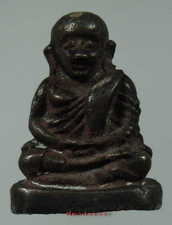 รูปหล่อหลวงพ่อเงิน ออกวัดท้ายน้ำ รุ่นเงิน-ทองไหลมา เนื้อนวะโลหะเต็มสูตร พิมพ์ใหญ่ หมายเลข 1010 