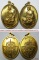เหรียญหันข้าง 2 เหรียญ (( รุ่น 2 มีจารหน้า-หลัง)) หลวงพ่อเอื้อน วัดวังแดงใต้ อยุธยา (49-50)